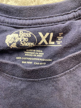 Load image into Gallery viewer, Bass Pro Shops Shirt Adult Extra Large Navy Drop Deer Drink Beer Hunting Mens