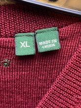 Load image into Gallery viewer, Orvis Vest Adult Extra Large Maroon Sleeveless Merino Wool Pullover Mens