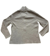 Load image into Gallery viewer, Eddie Bauer Sweater Womens Extra Large Gray Outdoor Nylon Zip Up Cardigan Ladies