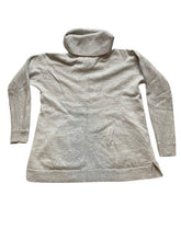 Load image into Gallery viewer, Talbots Sweater Womens Small Gray Turtleneck Merino Wool Pullover Outerwear