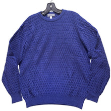 Load image into Gallery viewer, Bullock & Jones Merino Wool Sweater Mens Medium Textured Italy Knit Pullover