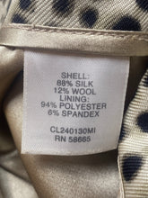 Load image into Gallery viewer, Classiques Entier Skirt Womens 6 (32x21) Silk Wool Spandex Slit Pencil Straight