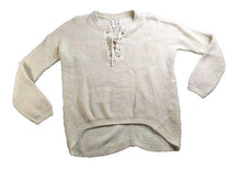 Load image into Gallery viewer, PPLA Clothing Sweater Womens Large Lace Up Neckline Jumper Outerwear Acrylic