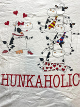 Load image into Gallery viewer, VTG Cow Shirt Womens 3X Hunkaholic Jokes On You Sleepshirt Tunic 90s Plus Ladies