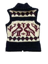 Load image into Gallery viewer, BB's Closet Vest Youth Large Black Quilted Nylon Wool Full Zip Outerwear Girls