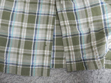 Load image into Gallery viewer, Croft & Barrow Shirt Adult Large Tall Button Up Quick Dry Perforated Plaid Mens