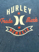 Load image into Gallery viewer, Hurley Shirt Adult Large Classic Fit Streetwear MCMXCIX LOGO Navy Blue Mens