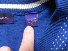 Load image into Gallery viewer, Alan Flusser Vest Adult Large V-Neck Pullover Golf Sweater Outerwear Mens