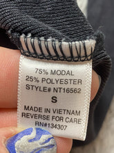 Load image into Gallery viewer, Korye Shirt Womens Small Slate Gray Twisted Knot Modal Blouse Casual Ribbed Lady