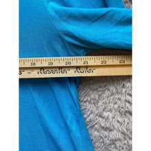 Load image into Gallery viewer, Soft Surroundings Shirt Womens Extra Large Turquoise Blue Flowy Popover Rayon
