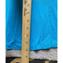 Load image into Gallery viewer, Soft Surroundings Shirt Womens Extra Large Turquoise Blue Flowy Popover Rayon