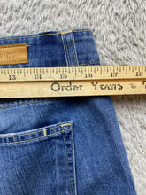 Load image into Gallery viewer, Paige Jeans Womens 33x25 Blue Denim Jimmy Jimmy Skinny Distressed Cuffed Ladies