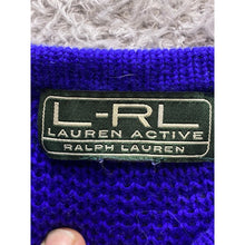 Load image into Gallery viewer, Lauren Ralph Lauren Sweater Womens Extra Large Periwinkle Academia Pullover