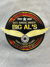 Load image into Gallery viewer, Big Al's Island Grill Shirt Adult Medium Silver Turks & Caicos Just Eat It Mens