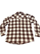 Load image into Gallery viewer, Bare Fox Shirt Adult 2XL XXL Brown Beige Plaid Western Cowboy Flap Pockets Mens