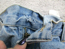 Load image into Gallery viewer, WXY Jeans Adult 34x30 Medium Wash Whiskered Straight Leg Denim 5 Pockets Mens