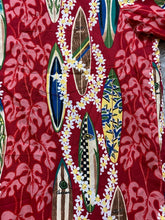 Load image into Gallery viewer, VTG RJC Shirt Adult 3X Red Button Up Hawaiian AOP Surfboard Aloha Plus Mens