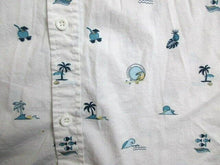 Load image into Gallery viewer, Ron Jon Surf Shop Shirt Adult 2XL White Hawaiian Tropical Surfer AOP Spandex Men