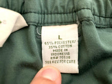 Load image into Gallery viewer, Orvis Pants Adult Large Green Convertible Outdoor Hiking Cargo Flap Pockets Mens