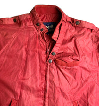 Load image into Gallery viewer, VTG Esprit Jacket Adult Large Red Full Zip Snap Windbreaker Nylon Outdoor Mens