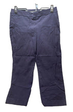 Load image into Gallery viewer, Spanx Pants Womens Large (34x22.5) Navy Tapered Stretch Capri Cropped Ladies