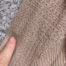 Load image into Gallery viewer, Free People Shirt Womens Extra Small Neutral Waffle Knit Oversized Baggy