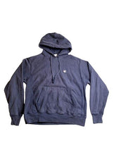 Load image into Gallery viewer, Champion Sweatshirt Adult Medium Navy Reverse Weave Hoodie Sweater Pullover Mens