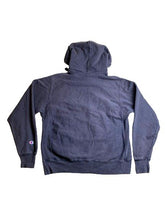 Load image into Gallery viewer, Champion Sweatshirt Adult Medium Navy Reverse Weave Hoodie Sweater Pullover Mens