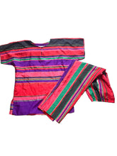 Load image into Gallery viewer, VTG Blue Hawaii Matching Set Womens Shirt Medium & Pants Large 2 Pcs Outfit Lady