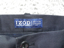 Load image into Gallery viewer, IZOD Pants Adult 34x29 Straight Fit American Chino Flat Front Casual Trouser Men