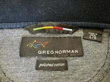 Load image into Gallery viewer, Greg Norman Shirt Adult Large Gray Polished Shark Sporty Preppy Golf Polo Mens