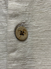 Load image into Gallery viewer, Caribbean Shirt Adult 3XL Ecru Button Up Embroidered Pure Silk Hawaiian Mens