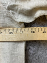 Load image into Gallery viewer, Caribbean Shirt Adult 3XL Ecru Button Up Embroidered Pure Silk Hawaiian Mens