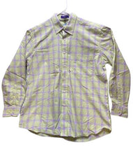 Load image into Gallery viewer, Alan Flusser Shirt Adult Large Embroidery Button Up Pocket Casual Cuffs Mens