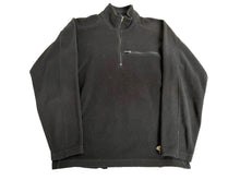 Load image into Gallery viewer, Mountain Hardwear Sweater Adult Medium Black 1/2 Zip Mock Neck Sherpa Fleece Men