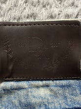 Load image into Gallery viewer, D-Lux Denim Shorts Adult 38 Zip Pockets Thrashed Acid Wash Bermuda Jeans Mens