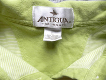 Load image into Gallery viewer, Antigua Shirt Womens Large Ladies Collared Buttons Spandex Casual Golf Polo Lady
