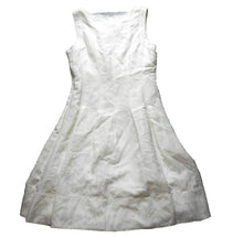 Load image into Gallery viewer, Calvin Klein Dress Womens 8 Small Sleeveless A-Line Pleated Linen Rayon Ladies