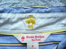 Load image into Gallery viewer, Brooks Brothers Shirt Womens 6 Large Button Up Red Fleece Striped 1818 Ladies