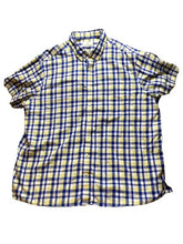 Load image into Gallery viewer, Oak Hill Shirt Adult 2XL XXL Button Up Short Sleeve Casual Camp Plaid Mens