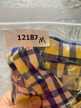 Load image into Gallery viewer, Oak Hill Shirt Adult 2XL XXL Button Up Short Sleeve Casual Camp Plaid Mens
