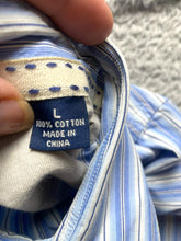 Load image into Gallery viewer, Tommy Bahama Shirt Adult Large Button Up Striped Long Sleeve Casual Outdoor Mens