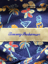 Load image into Gallery viewer, Tommy Bahama Shirt Adult Medium Button Up AOP Cocktail Drinks Floral Aloha Mens