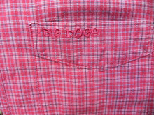 Load image into Gallery viewer, Big Dogs Shirt Adult Extra Large Button Up Plaid Pocket Casual Embroidered Mens