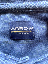 Load image into Gallery viewer, Arrow Shirt Adult 3XLT XXXL Tall Long Sleeve Striped Casual Golf Polo Mens