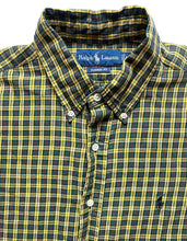 Load image into Gallery viewer, Ralph Lauren Shirt Adult Large Button Up Classic Fit Plaid Blue Pony Casual Mens