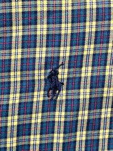 Load image into Gallery viewer, Ralph Lauren Shirt Adult Large Button Up Classic Fit Plaid Blue Pony Casual Mens