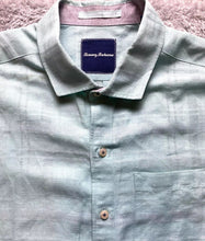 Load image into Gallery viewer, Tommy Bahama Shirt Adult Large Button Up Linen Blend Long Sleeve Casual Mens