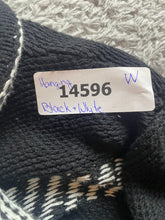 Load image into Gallery viewer, Torrid Sweater Womens 4 4X Black White Waterfall Open Front Cardigan Draped Lady