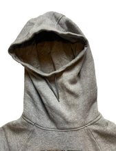 Load image into Gallery viewer, Nike Sweatshirt Adult Medium Gray Metallic Swoosh Logo Funnel Rally Hoodie Mens